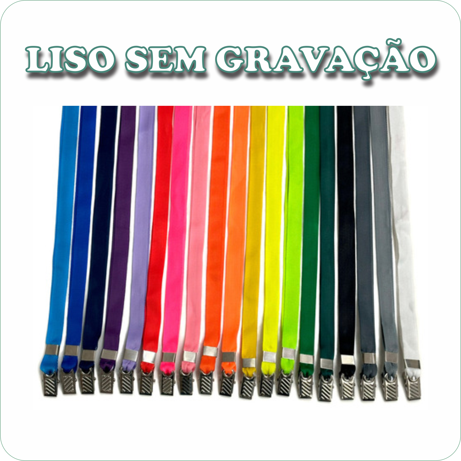 Cordão Crachá Liso