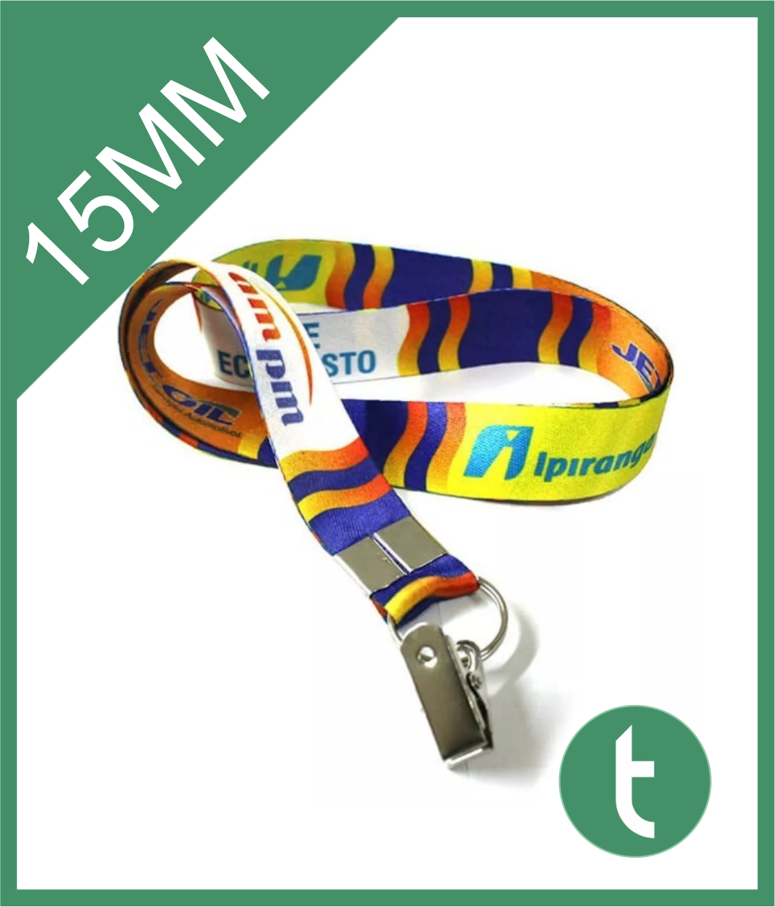 Cordão 15mm Jacaré