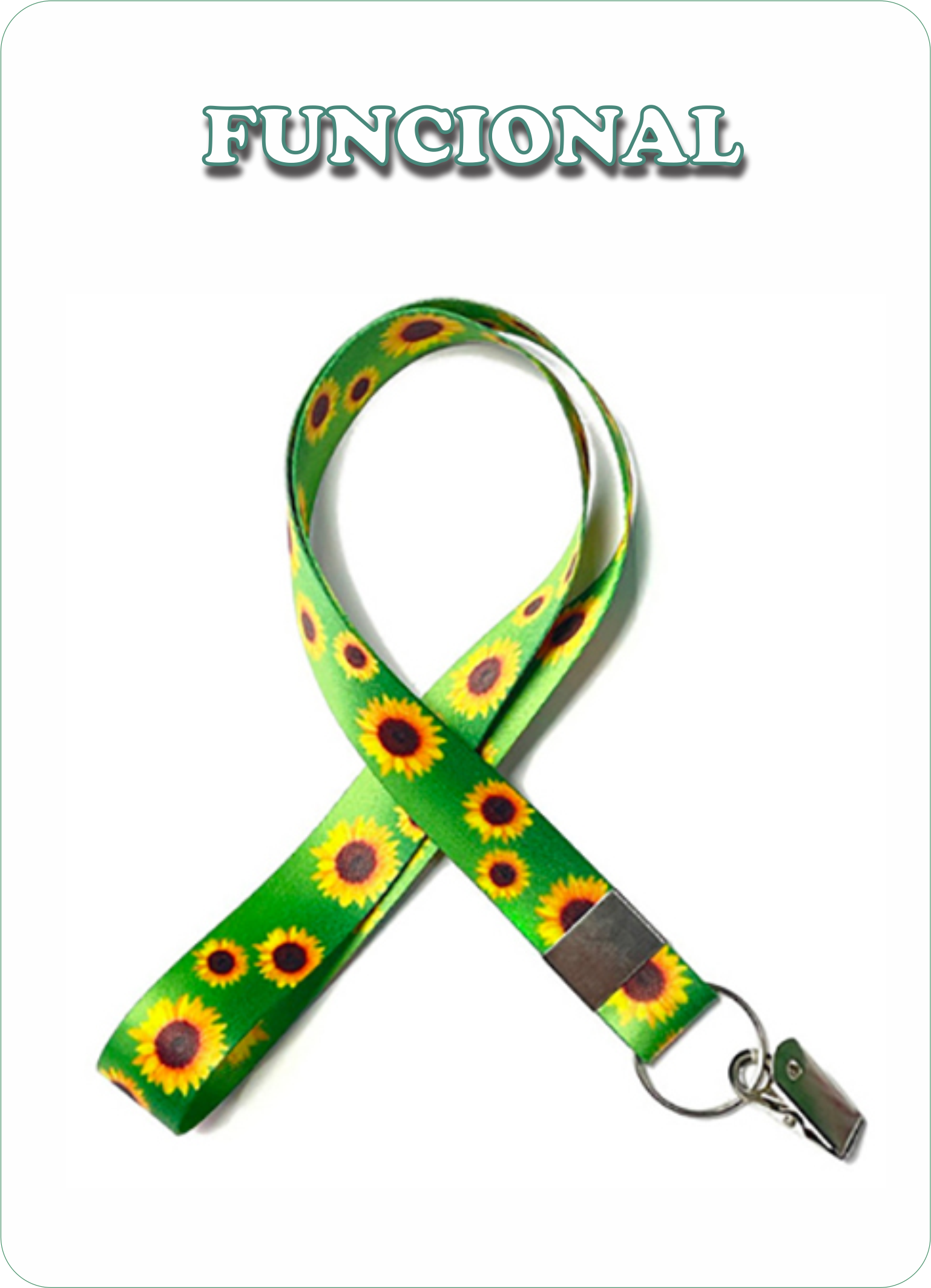 Cordão para Crachá Funcional