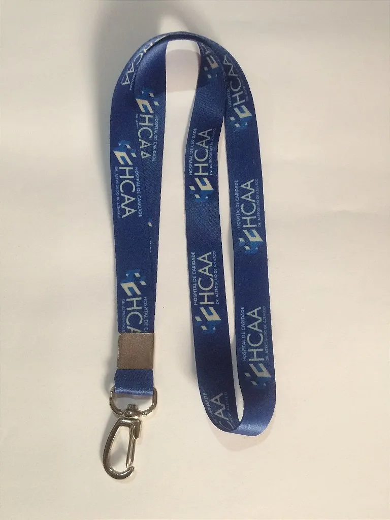 Cordão para crachá personalizado