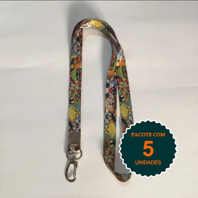 Cordão para crachá personalizado