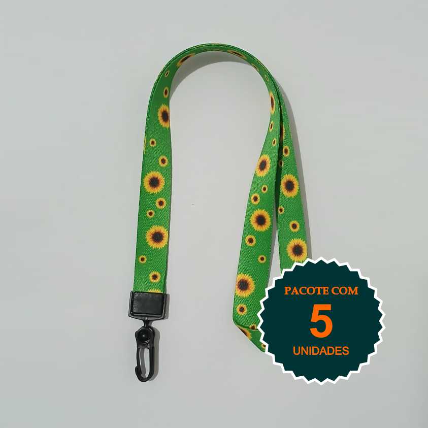 Cordão para crachá personalizado